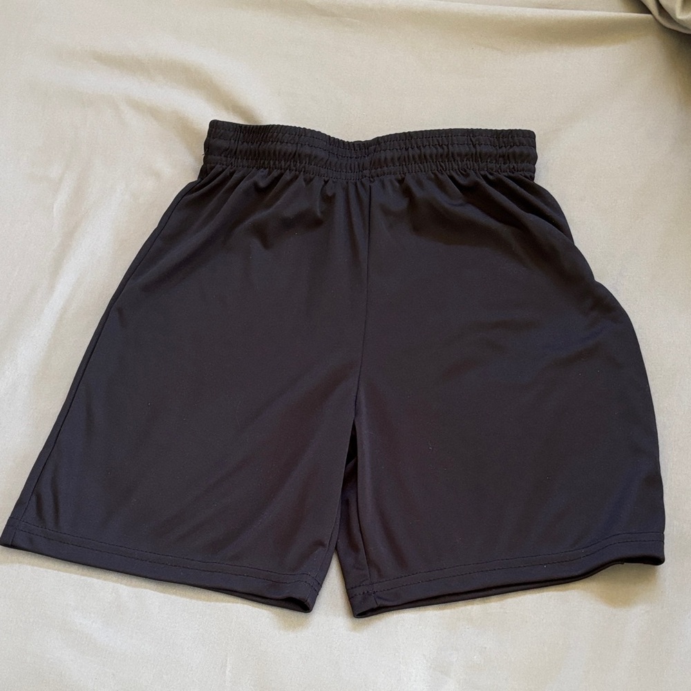 Kids Black Athletic Shorts